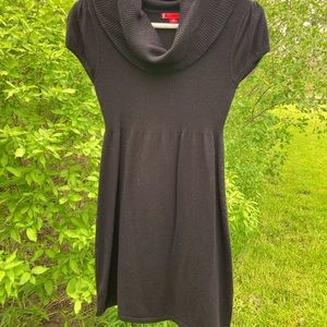 Black sweater dress